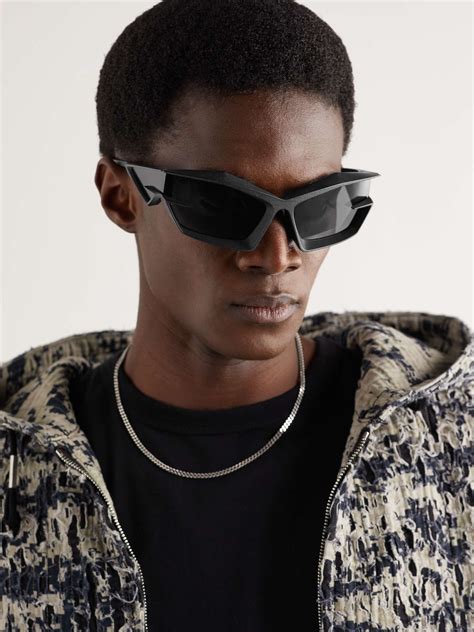 givenchy fur lined sunglasses|Givenchy large modern sunglasses.